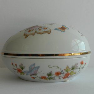 Avon Easter Egg Trinket Box Porcelain 1979